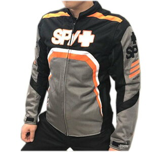 【メーカー在庫あり】 SPY-WJK1902 スパイ SPY メッシュジャケット 黒/オレンジ Lサイズ 4560303580389 JP店