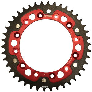 【メーカー在庫あり】 スーパースプロックス SUPERSPROX リアスプロケット ステルス 245/2-42T 赤 RST-245/2:42-RED JP店