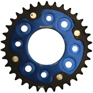 【メーカー在庫あり】 スーパースプロックス SUPERSPROX リアスプロケット ステルス 214-34T 青 RST-214:34-BLU JP店