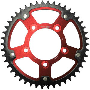 スーパースプロックス SUPERSPROX リアスプロケット ステルス 823-46T 赤 RST-823:46-RED JP店