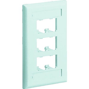 【メーカー在庫あり】 スイッチボックス用フェースプレート 6ポート用 オフホワイト CFPL6IWY JP店