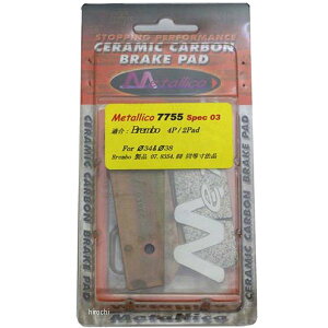 �y���[�J�[�݌ɂ���z ���^���J METALLICO �u���[�L�p�b�h �X�y�b�N03 AP RACING 2POT�p 7735-SPEC03 JP�X