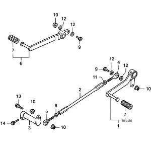 �z���_���[�V���O HRC �y�_��COMP,CHNG 24700-NF4-780 JP�X