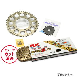 サンスター スプロケット＆チェーンキット 525 89年-93年 VFR400R ゴールド KR42103 JP店