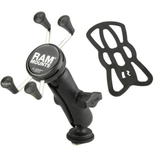 ラムマウント RAM Mounts 最新デザインの Xグリップトラックボールベースセット スマートフォン用 JP店 贅沢屋の 標準アーム 1インチボール RAP-HOLUN7B-354TRA1U