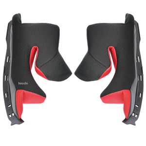 【メーカー在庫あり】 オージーケーカブト OGK KABUTO KF17 チークパッドセット 黒 XXLサイズ 15mm 4966094605445 JP店