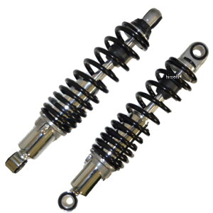 IKON リアショック 7610シリーズ 299mm SRX600、ビラーゴ250、GT750、GT550、GT380、T500、エストレヤ メッキ/黒 76101307 JP店