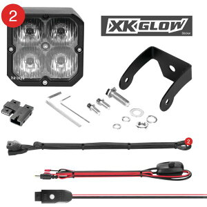 �yUSA�݌ɂ���z XKGLOW XKchrome 20w LED �L���[�u���C�g �h���C�r���O�r�[�� xkgXK065001-D-KIT JP�X