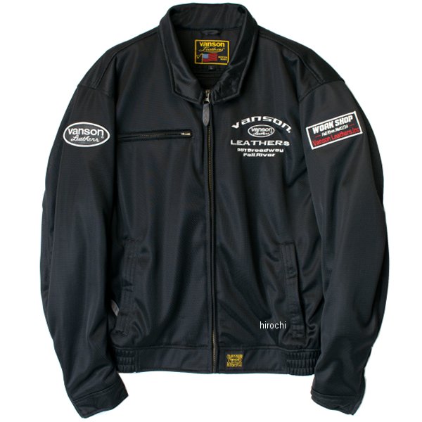 バンソン VANSON 2022年春夏モデル メッシュスウィングトップジャケット 黒/白 XLサイズ VS22103S JP店 ジャケット
