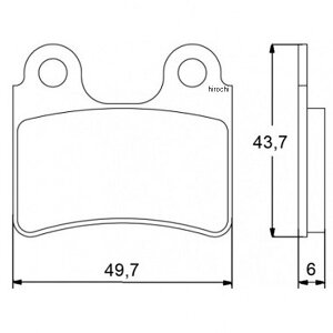 �A�R�T�b�g ACCOSSATO �u���[�L�p�b�h AGPA45 �I�[�K�j�b�N BETA 4T REV 3�AEVO200�AEVO80�AREV80 403-AGPA045-OR JP�X