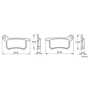 �A�R�T�b�g ACCOSSATO �u���[�L�p�b�h �I�[�K�j�b�N 04�N-10�N KTM SX85 403-AGPA157-OR JP�X