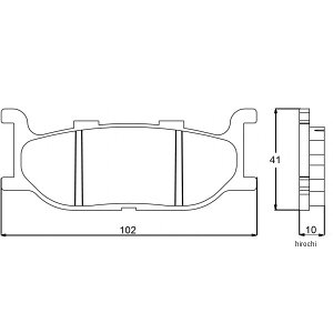 �A�R�T�b�g ACCOSSATO �u���[�L�p�b�h �X�^���_�[�g 04�N YP400 MAJESTY 403-AGPA071-ST JP�X