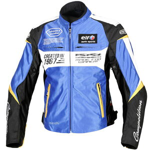 エルフ elf 春夏モデル イデアールメッシュジャケット 青/白 Sサイズ EJ-S103 JP店