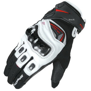 �R�~�l �J�[�{���v���e�N�g���U�[���b�V���O���[�u GK-224 �z���C�g/�u���b�N 2XL