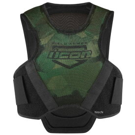 アイコン ICON 春夏モデル フィールド ソフトベスト FIELD ARMOR VEST SOFTCORE グリーンカモ 3XL/4XLサイズ 2702-0280 JP店