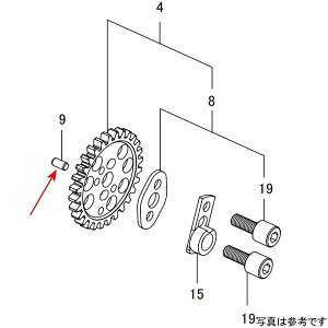 SP ss 4X8 h7 SUS 00-01-1050 JPX