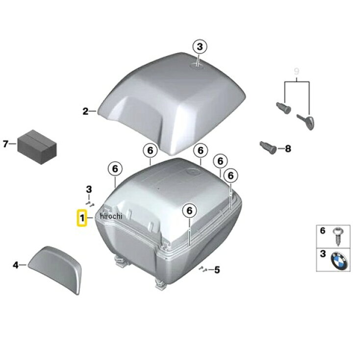 楽天市場】BMW純正 トップ ケース 30 l 77439829379 JP店 : 株式会社 