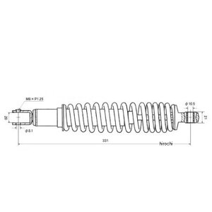 �y���[�J�[�݌ɂ���z NTB ���A�V���b�N �x�����B 331mm 52400-GGM-901 RS-GGM JP�X