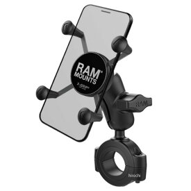 【メーカー在庫あり】 ラムマウント RAM MOUNTS Xグリップ＆バーマウントベースセット スマートフォン用 1インチボール RAM-B408-11215-AUN7U JP店