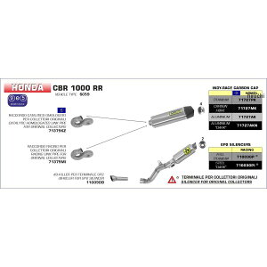 A[ ARROW XbvI}t[ GP2 08N-13N CBR1000RR X`[_[N/XeX 71003GPI JPX