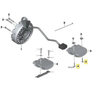 BMW���� �t�B���X�^�[ �w�b�h �X�N�����[ M5X25-8.8-ZNNIV 07129907408 JP�X