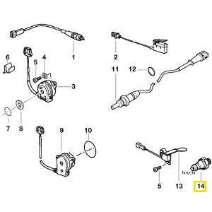 BMW���� �I�C�� �v���b�V���[ �X�C�b�` M12X1,5 12618611273 JP�X