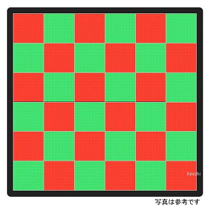 ebN^C TECTile Car-SZbg 2,080mm×4,060mm / TECTILE-GARAGE0005-RD-GN JPX