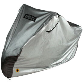 アンブート AMBOOT すぐかけられるバイクカバー シルバー/ガンメタ Lサイズ QBC-L JP店