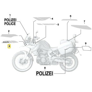 BMW���� �K�[�j�b�V�� "hochreflektierend" ���t�����g 51148405717 JP�X