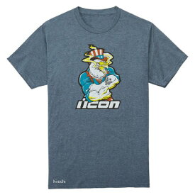 アイコン ICON Tシャツ FREEDOM SPITTER TEE ネイビー LGサイズ 3030-21010 JP店