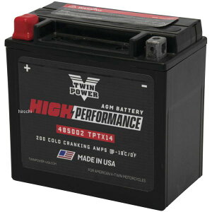 �yUSA�݌ɂ���z �c�C���p���[ TWIN POWER YTX14 �����\�o�b�e���[ H-D 65948-00 twp485002 JP�X