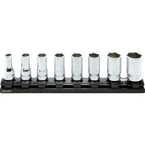 �y���[�J�[�݌ɂ���z �R�[�P�� Ko-ken Z-EAL 3/8(9.5mm)SQ. 6�p�Z�~�f�B�[�v�\�P�b�g���[���Z�b�g 8���g RS3300XZ/8 JP�X
