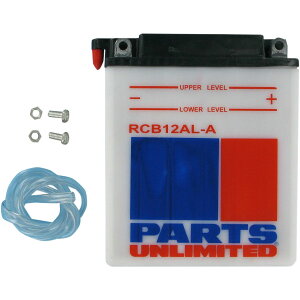 �yUSA�݌ɂ���z �p�[�c�A�����~�e�b�h Parts Unlimited �t�� �ϋv�o�b�e���[ �J���^ 12V YB12AL-A RCB12AL-A JP�X