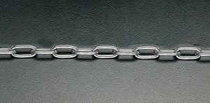 �y���[�J�[�݌ɂ���z �G�X�R ESCO 4.0mmx30m �����N�`�F�[�� �X�e�����X�� 000012093713 JP�X