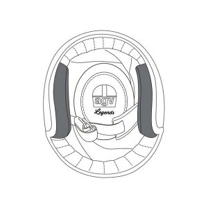 �G�[�W�[�u�C AGV �`�[�N�p�b�h JIS X70 �A�W�A �t�B�b�g �v���~�A���_�[�N�u���E�� XL�T�C�Y KIT0022600201 JP�X