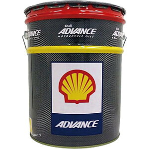 y[J[݌ɂz VFAhoX Shell ADVANCE 4T Eg 10W-40 SN/MA2 20L hDJeB 550066665 412232508 JPX
