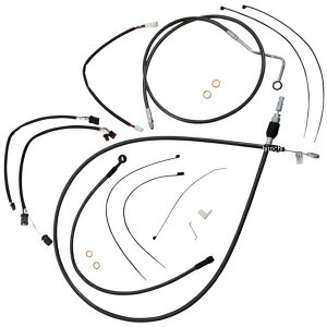 �yUSA�݌ɂ���z �}�O�i�� MAGNUM �R���g���[���P�[�u�� �L�b�g 15-17�C���` �G�C�v�n���K�[�p 21�N-22�N FLTR Black Pearl 0662-1015 JP�X