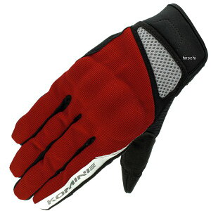 【メーカー在庫あり】 コミネ KOMINE 春夏モデル 3D プロテクトメッシュグローブ 赤 Sサイズ GK-1633 JP店