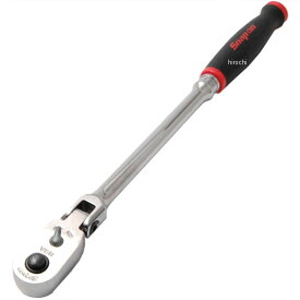 スナップオン Snap-on コンフォートハンドル ソフトグリップ クイックリリース フレックスヘッド ラチェット 13-11/16インチ 赤 FHRLF80A JP店
