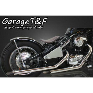 ガレージT&F ドラッグパイプマフラー ステンレス タイプ1 バルカン400 VUL400ML02 JP店