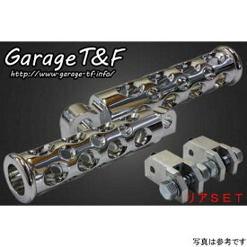 ガレージT＆F コンバットフットペグ リアSET ビラーゴ250 メッキ XV250FP23 JP店