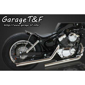 ガレージT&F ドラッグパイプマフラー ステンレス タイプ2 ビラーゴ250 XV250ML03 JP店