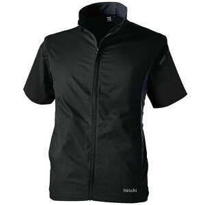 TSデザイン ESスーパーライトストレッチショートスリーブジャケット 黒 6Lサイズ 6656 JP店