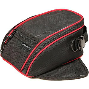 【メーカー在庫あり】 デグナー DEGNER マグネット式タンクバッグ 黒/赤パイピング NB-117MAG JP店