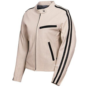 【メーカー在庫あり】 デグナー DEGNER レディースレザーメッシュジャケット アイボリー Mサイズ FR22SJ-8 JP店