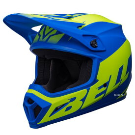 【メーカー在庫あり】 ベル BELL オフロードヘルメット MX-9 MIPS ディスラプト マットクラシックブルー/ハイビズイエロー XLサイズ 7136329 JP店