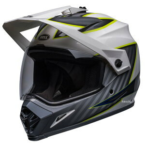 【メーカー在庫あり】 ベル BELL オフロードヘルメット MX-9 MIPS アドベンチャー ダルトン 白/ハイビズイエロー Sサイズ 7136410 JP店