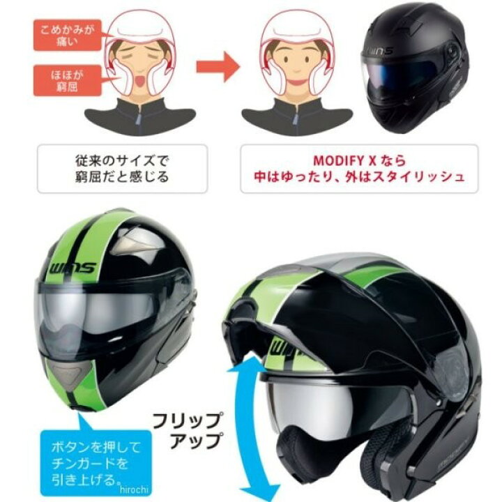 楽天市場】【メーカー在庫あり】 ウインズ WINS システムヘルメット 