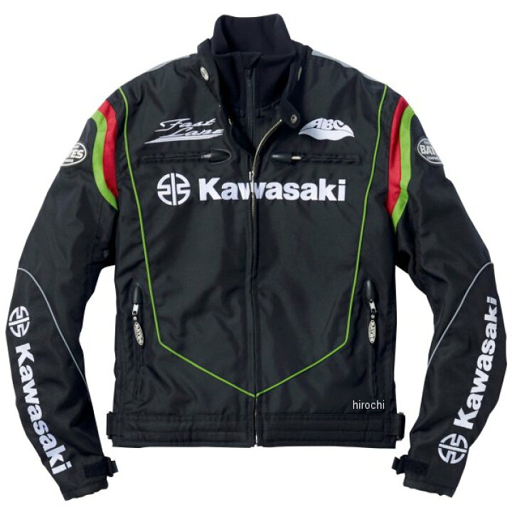 楽天市場】カワサキ純正×BATES ナイロン3シーズンジャケット グリーン  