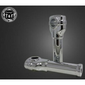 ガレージT＆F オーバルハンドルポスト6インチ ビラーゴ250 メッキ 5090115 JP店